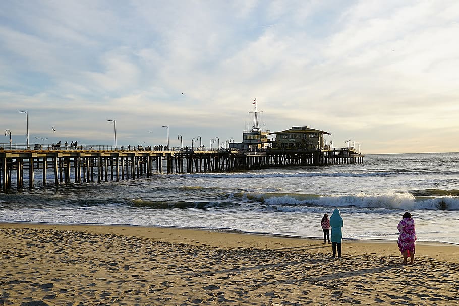 america, los angeles, santa monica, sea, california, united states ...
