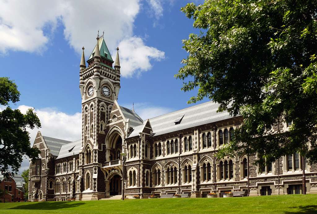 University of Otago Clocktower. NZ - PICRYL Public Domain Image