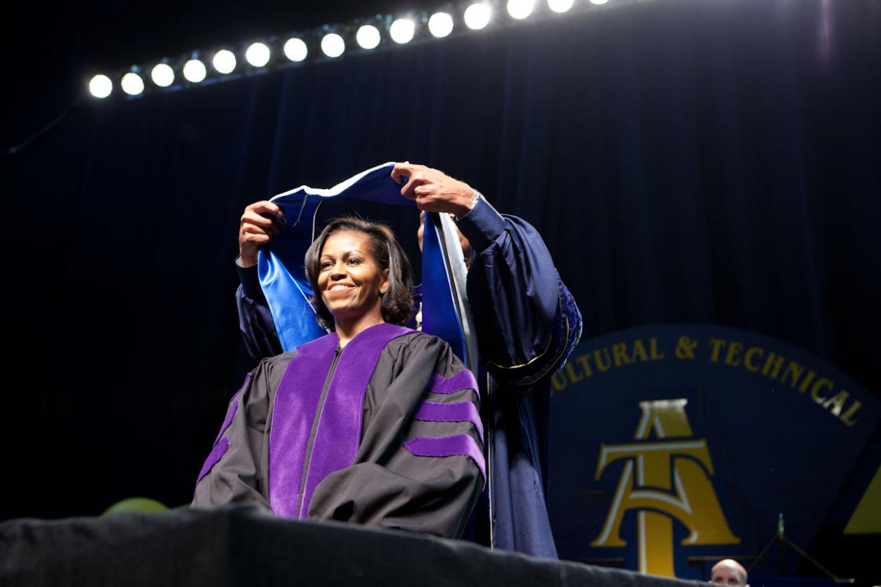 First Lady Michelle Obama Tells North Carolina A&T University ...