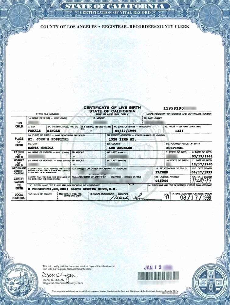 Birth Certificate Template Doc Best Of Sacramento California Birth  Certificate App… | Birth certificate template, Long form birth certificate, Certificate  templates